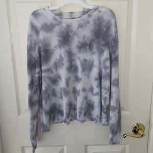 Hollister Grey and White Shirt